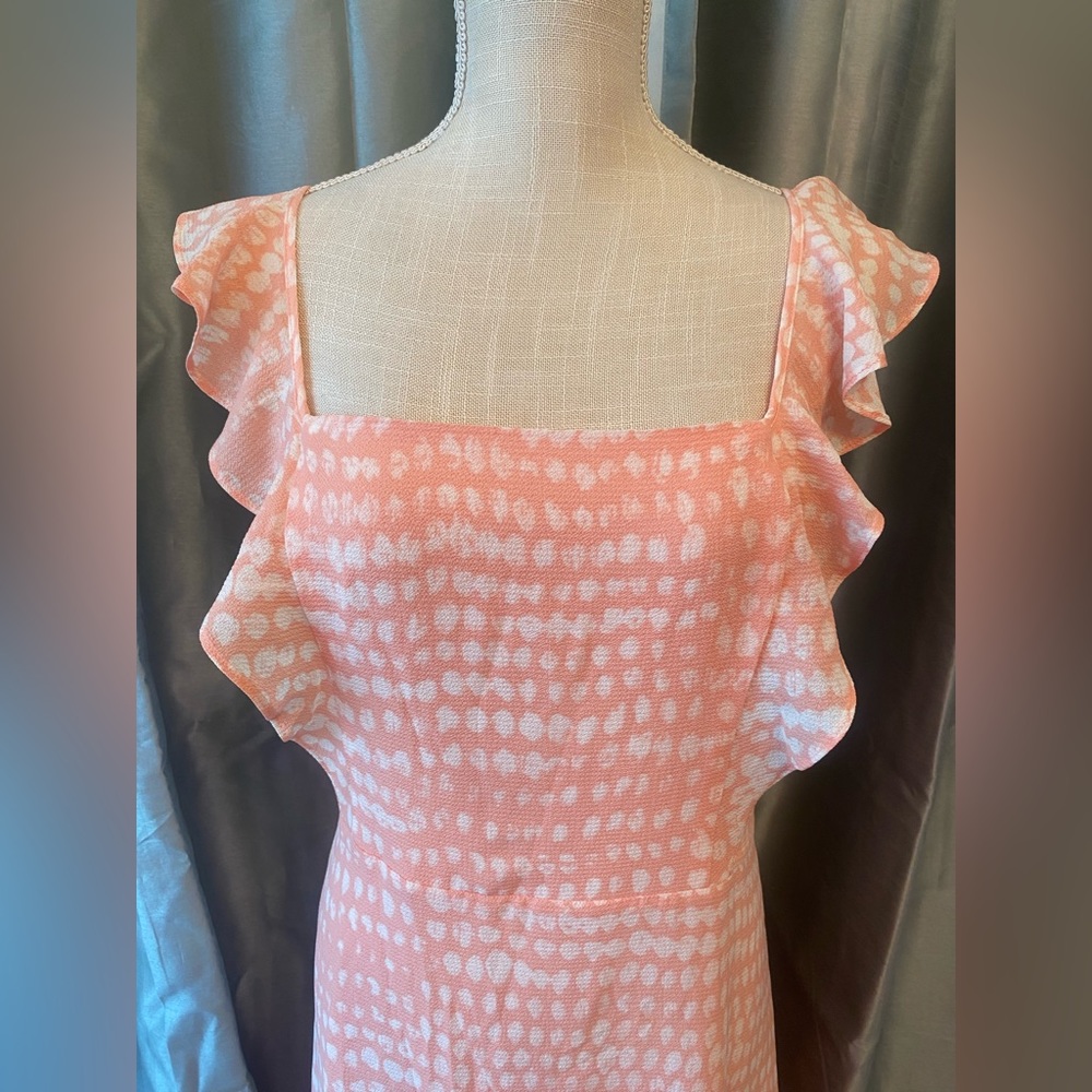 NWT - BCBG Paris Pink Midi Dress - Picture 5 of 9